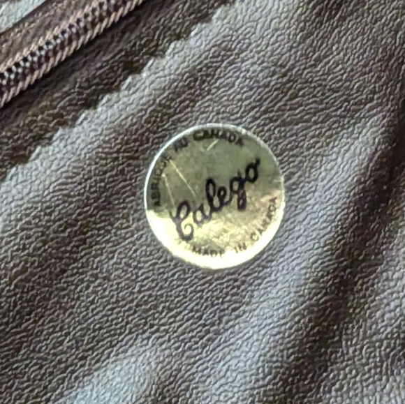 Calego Pleather Gold Tone Purse - Picture 5 of 5